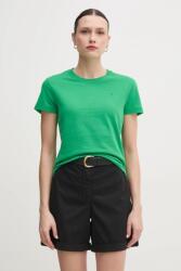 Tommy Hilfiger pamut póló női, WW0WW44433 - zöld M