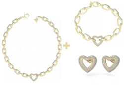 Guess női nyaklánc, karkötő és fülbevaló szett JUBN05015JWYGT-JUBE05028JWYGT-JUBB05016JWYGS