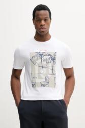 Liu Jo pamut póló fehér, férfi, nyomott mintás, QA5189 J4924 - fehér XL