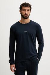 HUGO BOSS hosszú ujjú otthoni viseletre sötétkék, nyomott mintás, 50550484 - sötétkék L
