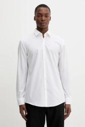 HUGO BOSS pamut ing galléros, fehér, slim, 50539707 - fehér 41