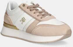 Tommy Hilfiger bőr sportcipő TH FASHION RUNNER - narancssárga Női 40