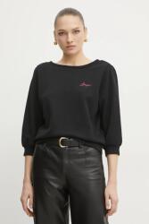 BOSS Orange pamut melegítőfelső - fekete XS - answear - 30 490 Ft