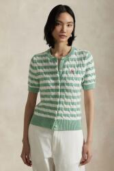 Ralph Lauren pamut kardigán - zöld S