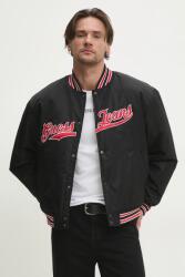 Guess Jeans bomber dzseki fekete, téli, oversize, M5RL54 WHAA2 - fekete XXL