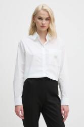 Calvin Klein pamut ing női, galléros, bézs, relaxed, J20J224436 - bézs XL
