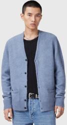 AllSaints gyapjú kardigán RENN férfi, M092KB - kék XL