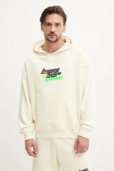 HUGO Blue pamut melegítőfelső - bézs S - answear - 31 990 Ft