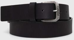 HUGO Blue bőr öv fekete, férfi - fekete 110