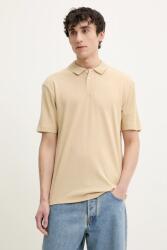 HUGO pamut póló rózsaszín, sima, 50493206 - bézs S