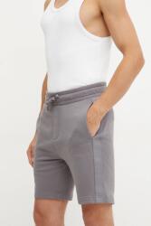 HUGO pamut rövidnadrág otthoni viseletre - szürke M