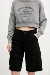 Guess Originals pamut rövidnadrág - fekete 25