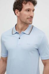 BOSS pamut póló - kék M - answear - 26 690 Ft