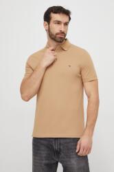 Tommy Hilfiger poló - bézs S - answear - 21 990 Ft