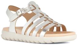 Geox gyerekszandál bőrből SANDAL SOLEIMA - ezüst 26