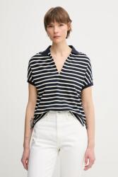 Tommy Hilfiger poló női, sötétkék, WW0WW44512 - sötétkék S - answear - 28 990 Ft