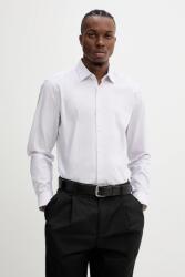 HUGO BOSS pamut ing férfi, galléros, lila, slim, 50539789 - lila 42