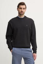 Calvin Klein pamut melegítőfelső fekete, férfi, sima, J30J327228 - fekete S