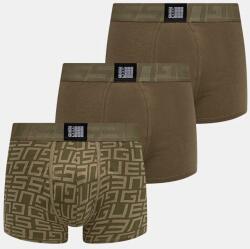 Guess boxeralsó 3 db fekete, férfi - zöld XL