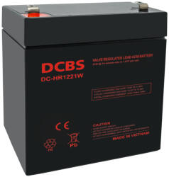 DCBS 12V 5Ah DC HR1221W Highrate zárt ólomsavas zselés akkumulátor (DCBS-DC-HR1221W)