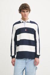Tommy Hilfiger pamut hosszúujjú - sötétkék M - answear - 31 990 Ft