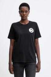 MICHAEL Michael Kors pamut póló fekete, MF551WP97J - fekete S
