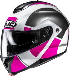 HJC Cască de motocicletă pliabilă HJC C91N Jyn MC8 negru-alb-roz (HJC107408)