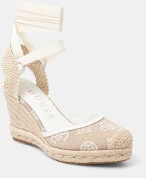 Guess espadrilles CYRENA bézs, éksarkú, FLJCYR FAB04 - bézs Női 37