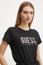 Guess t-shirt női, fekete, W5RI19 I3Z14 - fekete S