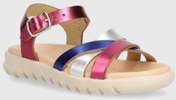 Geox gyerekszandál bőrből SANDAL SOLEIMA - lila 24 - answear - 18 790 Ft