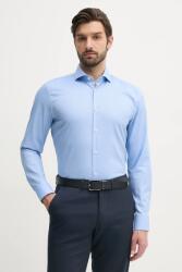 HUGO BOSS ing férfi, olasz galléros, slim, 50538962 - kék 45