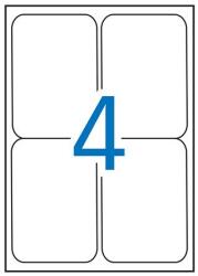 APLI Etikett, univerzális, 99, 1x139 mm, kerekített sarkú, APLI, 400 etikett/csomag (LCA2422) - iroda24