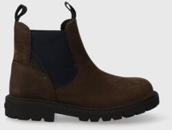Geox gyerek magascipő velúrból barna - barna 26