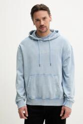 Guess Jeans pamut melegítőfelső férfi, nyomott mintás, kapucnis, M5GQ23 KCTJ1 - kék M
