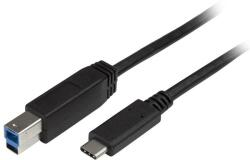 StarTech USB315CB2 m USB-C - USB-B Apa - Apa Kábel - 2 m, Fekete