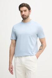 BOSS pamut póló - kék M - answear - 28 990 Ft