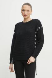 GUESS gyapjúkeverék pulóver ELLISS - fekete M