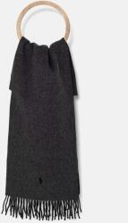 Ralph Lauren gyapjú sál - szürke Univerzális méret - answear - 35 990 Ft