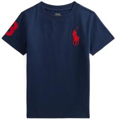 Ralph Lauren gyerek pamut póló - sötétkék 102-108 - answear - 22 990 Ft