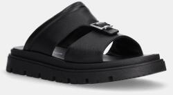 Tommy Hilfiger bőr papucs fekete, T4B2-33948 - fekete 37