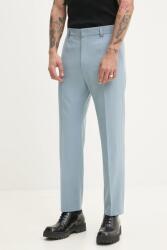 HUGO BOSS gyapjú nadrág - kék 50 - answear - 33 990 Ft