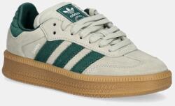 adidas Originals velúr sportcipő SAMBA XLG - zöld 38