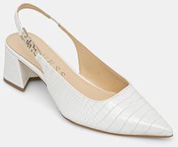 Guess körömcipő ZABELA fehér, magassarkú, nyitott sarokkal, FLPZAB PEL05 - fehér Női 36