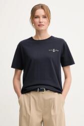 Gant pamut póló - sötétkék S - answear - 16 990 Ft