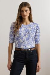 Lauren Ralph Lauren pamut póló - kék M