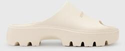 AllSaints papucs Eclipse Slider bézs, női, platformos, W033FC - bézs Női 40