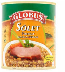 GLOBUS Készétel 860Gr Sólet Füstölt Marhahússal