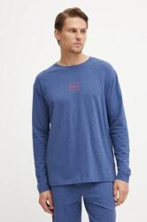 HUGO BOSS hosszú ujjú otthoni viseletre sötétkék, nyomott mintás, 50525229 - sötétkék M