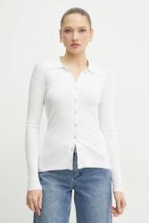 MICHAEL Michael Kors kardigán selyemkeverékből bézs, női, könnyű, MR56135GW2 - bézs S