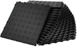 VEVOR Garázspadló burkolólap készlet 305x305x13, 4 mm 25 darabos szett fekete